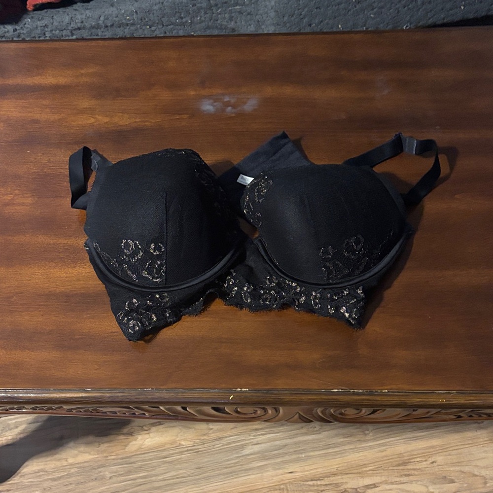 Source Unknown Black Lace Bra